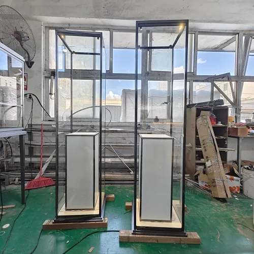古董展示柜 不锈钢玉器收藏陈列高柜 厂家直供
