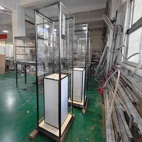 古董展示柜 不锈钢玉器收藏陈列高柜 厂家直供