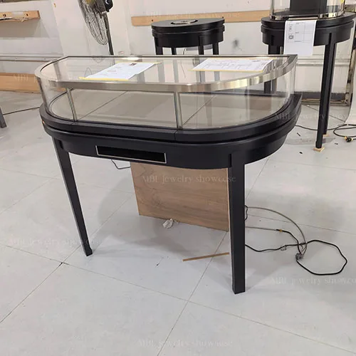 梵克雅宝同款高端珠宝展柜定制 | 玻璃罩艺术品展示柜 | 奢侈品门店陈列柜源头工厂