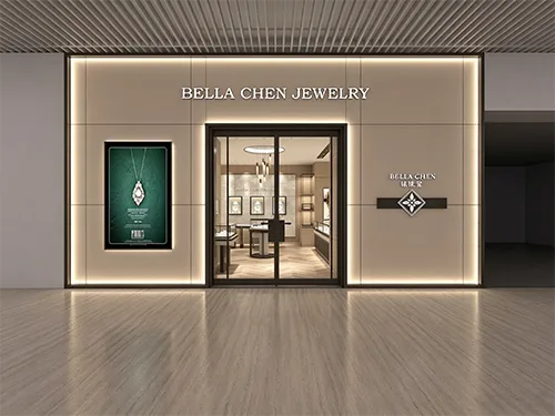 实用与质感并存：Bella Chen珠宝店设计+一体化展柜解决方案